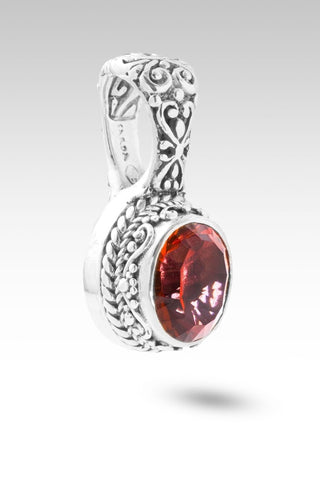 Hello Belief, Goodbye Unbelief Pendant™ in Pom Passion™ Mystic Quartz - Single Stone - only found at SARDA™