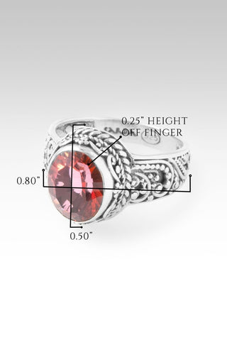 Hello Belief, Goodbye Unbelief Ring II™ in Pom Passion™ Mystic Quartz - Dinner - only found at SARDA™