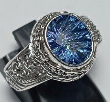 Hello Belief, Goodbye Unbelief Ring™ in Perfect Luck™ Mystic Quartz - Dinner - only found at SARDA™