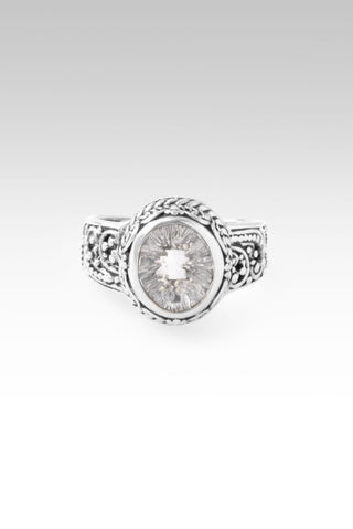 Hello Belief, Goodbye Unbelief Ring™ in White Quartz - Dinner - only found at SARDA™