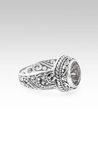 Hello Belief, Goodbye Unbelief Ring™ in White Quartz - Dinner - only found at SARDA™
