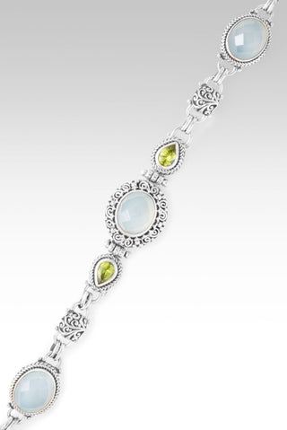 Hello Best of the Best, Goodbye Never Enough Bracelet II™ in Seafoam Chalcedony & Peridot - Multi Stone - only found at SARDA™