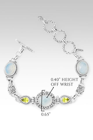 Hello Best of the Best, Goodbye Never Enough Bracelet II™ in Seafoam Chalcedony & Peridot - Multi Stone - only found at SARDA™
