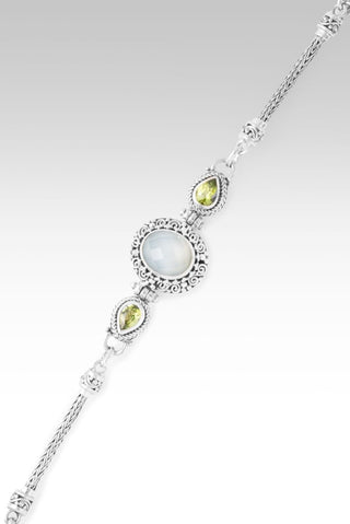 Hello Best of the Best, Goodbye Never Enough Bracelet™ in Seafoam Chalcedony & Peridot - Multi Stone - only found at SARDA™