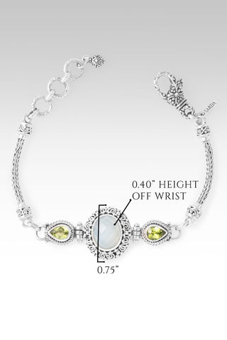 Hello Best of the Best, Goodbye Never Enough Bracelet™ in Seafoam Chalcedony & Peridot - Multi Stone - only found at SARDA™