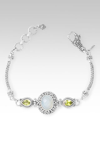Hello Best of the Best, Goodbye Never Enough Bracelet™ in Seafoam Chalcedony & Peridot - Multi Stone - only found at SARDA™
