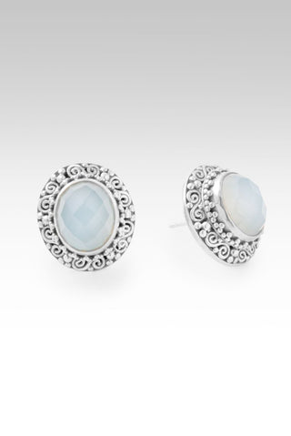 Hello Best of the Best, Goodbye Never Enough Earrings™ in Seafoam Chalcedony - Stud - only found at SARDA™