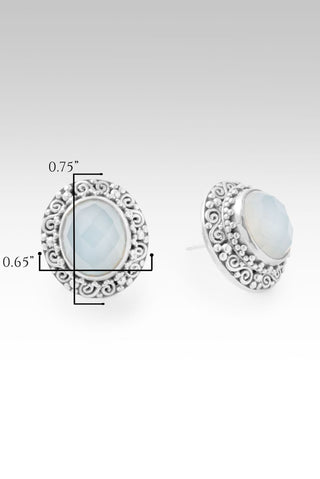 Hello Best of the Best, Goodbye Never Enough Earrings™ in Seafoam Chalcedony - Stud - only found at SARDA™