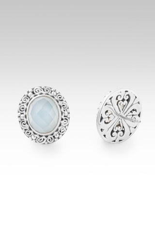 Hello Best of the Best, Goodbye Never Enough Earrings™ in Seafoam Chalcedony - Stud - only found at SARDA™