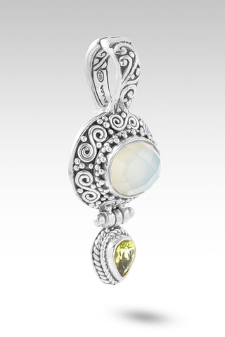Hello Best of the Best, Goodbye Never Enough Pendant™ in Seafoam Chalcedony & Peridot - Multi Stone - only found at SARDA™