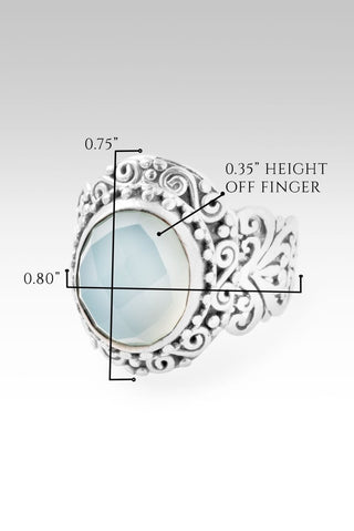 Hello Best of the Best, Goodbye Never Enough Ring II™ in Seafoam Chalcedony - Statement - only found at SARDA™