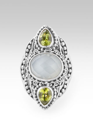 Hello Best of the Best, Goodbye Never Enough Ring™ in Seafoam Chalcedony & Peridot - Statement - only found at SARDA™
