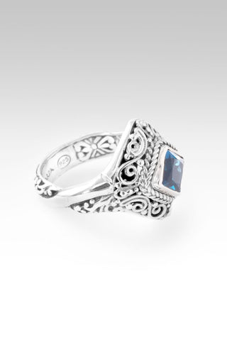 Hello Blessings, Goodbye Never Enough Ring™ in London Blue Topaz - Statement - only found at SARDA™