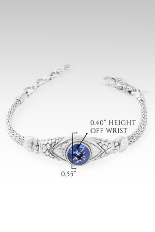 Hello Chosen, Goodbye Rejection Bracelet™ in Blue Violet Fluorite - Single Stone - only found at SARDA™