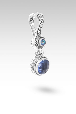 Hello Chosen, Goodbye Rejection Pendant™ in Blue Violet Fluorite & Sheer Luck™ Mystic Topaz - Multi Stone - only found at SARDA™