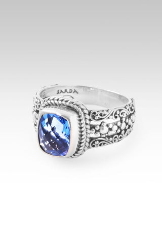 Hello Chosen, Goodbye Rejection Ring III™ in Blue Violet Fluorite - Dinner - only found at SARDA™