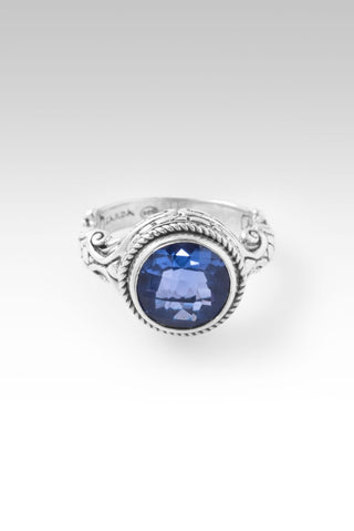Hello Chosen, Goodbye Rejection Ring™ in Blue Violet Fluorite - Stackable - only found at SARDA™