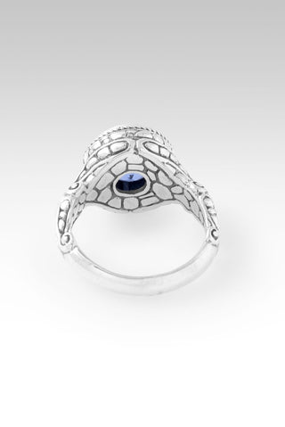Hello Chosen, Goodbye Rejection Ring™ in Blue Violet Fluorite - Stackable - only found at SARDA™