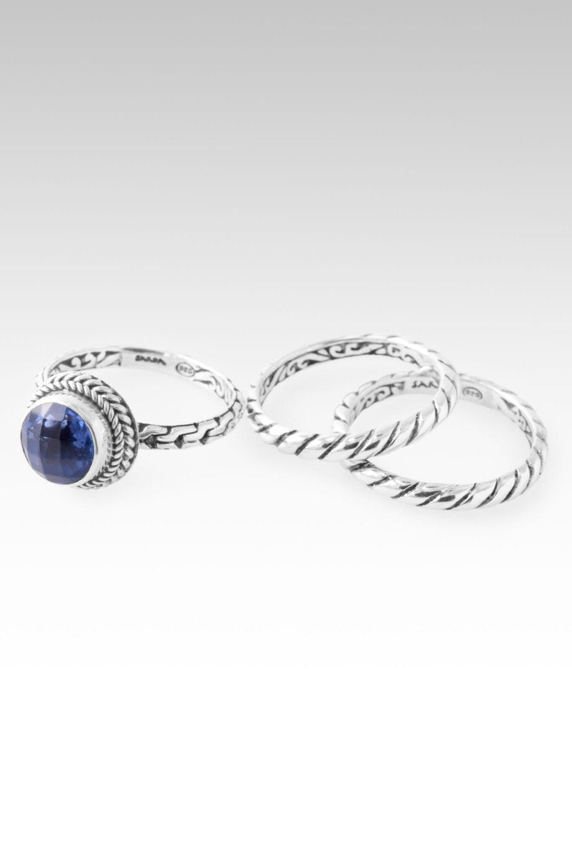 Hello Chosen, Goodbye Rejection Ring™ in Blue Violet Fluorite ...
