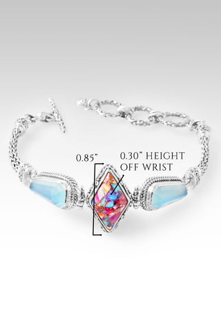Hello Complete, Goodbye Broken Bracelet™ in Sweetart Kingman Turquoise & Paraiba Chalcedony - Multi Stone - only found at SARDA™