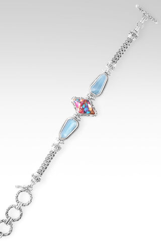 Hello Complete, Goodbye Broken Bracelet™ in Sweetart Kingman Turquoise & Paraiba Chalcedony - Multi Stone - only found at SARDA™