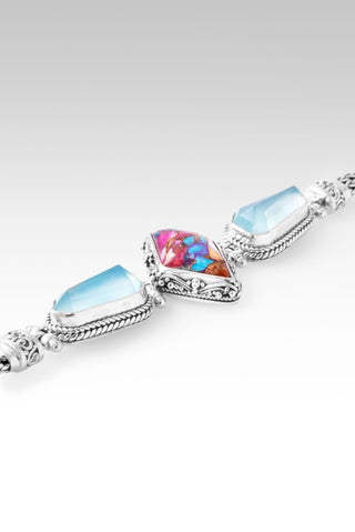 Hello Complete, Goodbye Broken Bracelet™ in Sweetart Kingman Turquoise & Paraiba Chalcedony - Multi Stone - only found at SARDA™