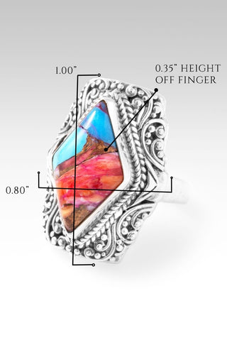 Hello Complete, Goodbye Broken Ring™ in Sweetart Kingman Turquoise - Statement - only found at SARDA™