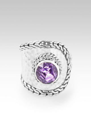Hello Enough, Goodbye More Ring™ in Amethyst - Statement - only found at SARDA™
