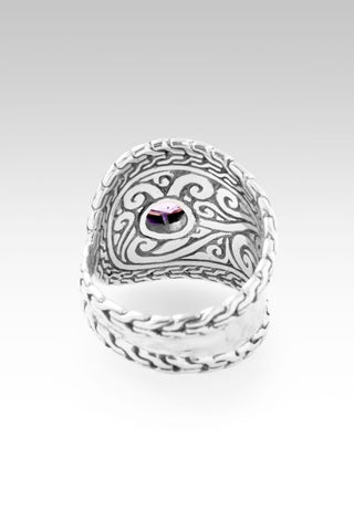 Hello Enough, Goodbye More Ring™ in Amethyst - Statement - only found at SARDA™