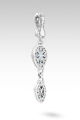 Hello Extraordinary, Goodbye Ordinary Pendant™ in Blue Quartz Mother of Pearl and Fire & Ice™ Mystic Quartz - Multi Stone - only found at SARDA™