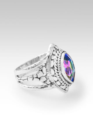 Hello Extraordinary, Goodbye Ordinary Ring™ in Fire & Ice™ Mystic Quartz - Dinner - only found at SARDA™