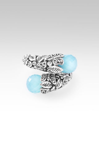 Hello Faithfulness, Goodbye Doubt Ring™ in Paraiba Chalcedony - Bypass - only found at SARDA™
