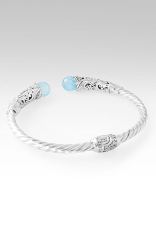 Hello Faithfulness, Goodbye Doubt Tip - to - Tip Bracelet™ in Paraiba Chalcedony - Tip - to - Tip - only found at SARDA™