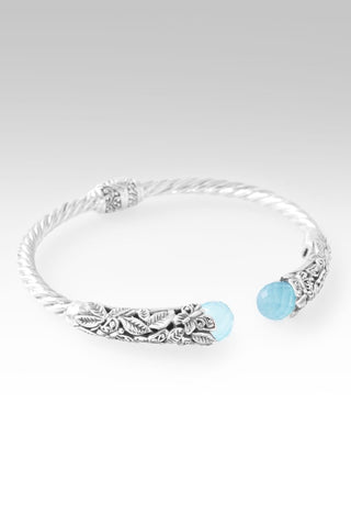 Hello Faithfulness, Goodbye Doubt Tip - to - Tip Bracelet™ in Paraiba Chalcedony - Tip - to - Tip - only found at SARDA™
