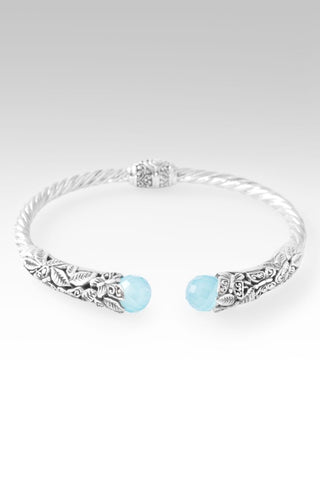 Hello Faithfulness, Goodbye Doubt Tip - to - Tip Bracelet™ in Paraiba Chalcedony - Tip - to - Tip - only found at SARDA™