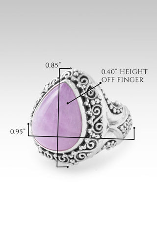 Hello Forever One, Goodbye Loneliness Ring II™ in Kunzite - Dinner - only found at SARDA™