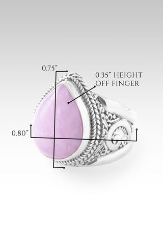 Hello Forever One, Goodbye Loneliness Ring™ in Kunzite - Statement - only found at SARDA™