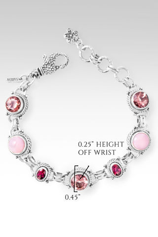 Hello Forgiven, Goodbye Forsaken Bracelet™ in Always True Rose™ Mystic Quartz, Pink Opal & Pink Tourmaline - Multi Stone - only found at SARDA™