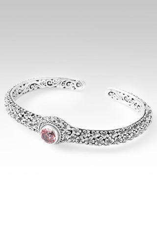 Hello Forgiven, Goodbye Forsaken Cuff Bracelet™ in Always True Rose™ Mystic Quartz - Cuff - only found at SARDA™