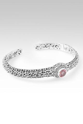 Hello Forgiven, Goodbye Forsaken Cuff Bracelet™ in Always True Rose™ Mystic Quartz - Cuff - only found at SARDA™