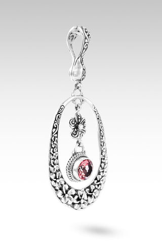 Hello Forgiven, Goodbye Forsaken Pendant™ in Always True Rose™ Mystic Quartz - Single Stone - only found at SARDA™