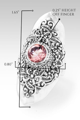Hello Forgiven, Goodbye Forsaken Ring™ in Always True Rose™ Mystic Quartz - Statement - only found at SARDA™