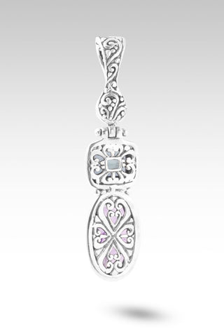 Hello Found, Goodbye Lost Pendant™ in Cheveron Amethyst & Moonlight™ Mystic Quartz - Multi Stone - only found at SARDA™