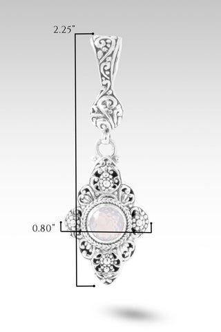 Hello Freedom, Goodbye Walls Pendant™ in Phantom Quartz - Single Stone - only found at SARDA™