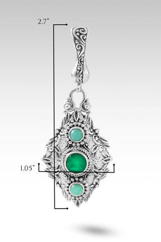 Hello Goodness, Goodbye Bad Pendant™ in Green Onyx & Chrysoprase - Multi Stone - only found at SARDA™