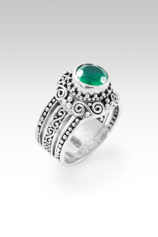 Hello Goodness, Goodbye Bad Ring II™ in Green Onyx - Dinner - only found at SARDA™