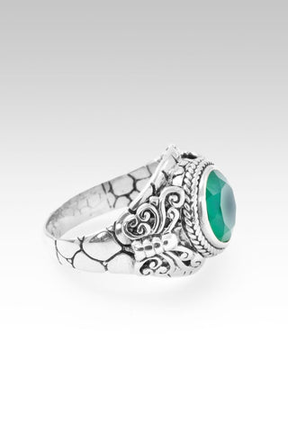 Hello Goodness, Goodbye Bad Ring™ in Green Onyx - Statement - only found at SARDA™