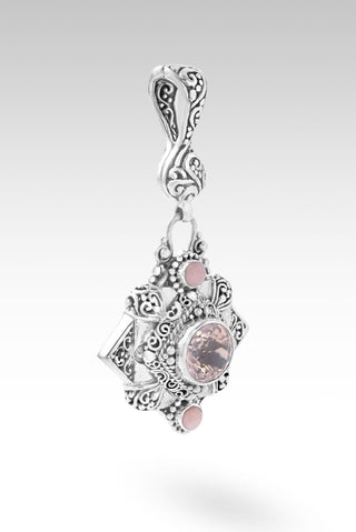 Hello Hope, Goodbye Hopelessness Pendant™ in Rose Quartz & Pink Tourmaline - Multi Stone - only found at SARDA™