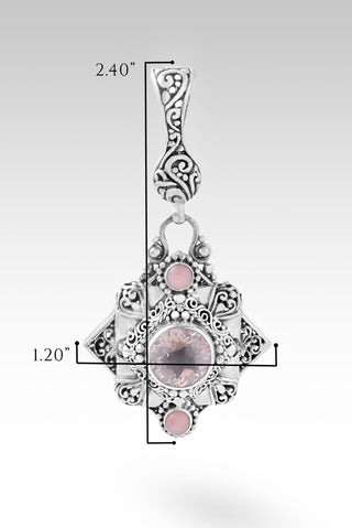 Hello Hope, Goodbye Hopelessness Pendant™ in Rose Quartz & Pink Tourmaline - Multi Stone - only found at SARDA™