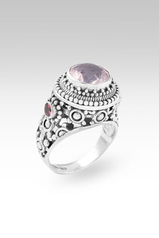 Hello Hope, Goodbye Hopelessness Ring™ in Rose Quartz & Pink Tourmaline - Dinner - only found at SARDA™